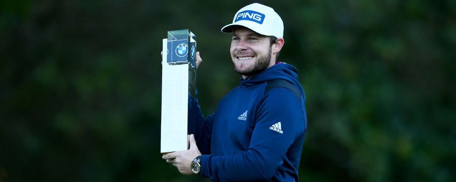 哈頓在寶馬PGA錦標(biāo)賽的決賽輪中轟出了-5，67桿，以4桿的優(yōu)勢(shì)，-19桿的總成績(jī)圓夢(mèng)