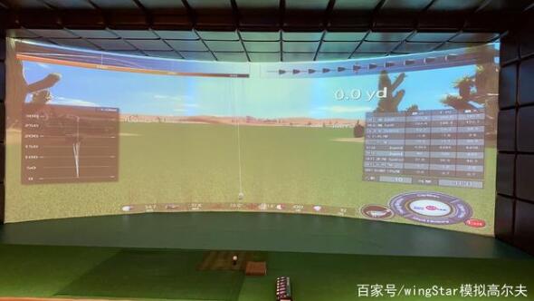一片室內(nèi)模擬高爾夫幕布，為何讓客戶如此感動？